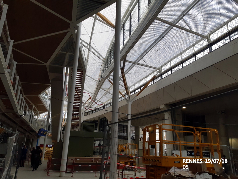 Gare de Rennes Point chantier : 19.07/18 20180180
