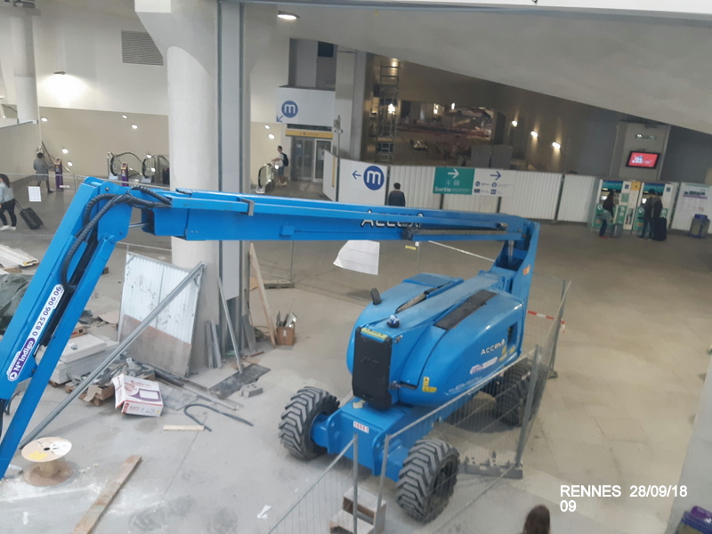 Gare de Rennes Point chantier 28 septembre 2018 20180367
