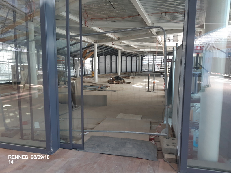 Gare de Rennes Point chantier 28 septembre 2018 20180372