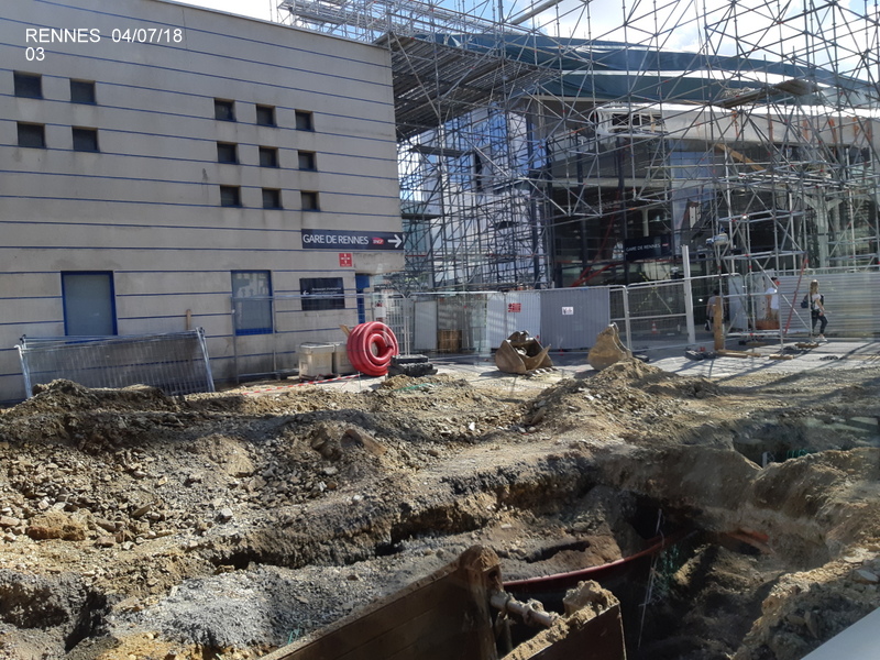 Gare de Rennes : point chantier 04/07/18 20180718