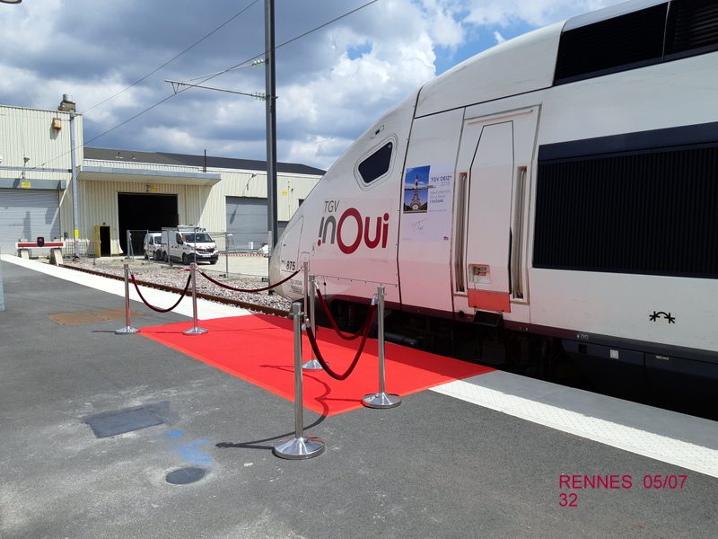 Gare de Rennes : visite rame océane 05/07/18 20180784
