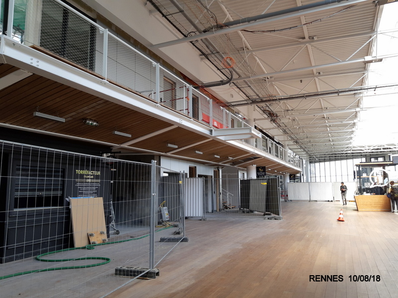 Gare de Rennes Point chantier 10/11 août 2018 20180824