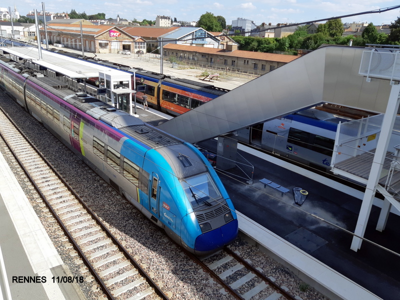 Gare de Rennes Point chantier 10/11 août 2018 20180828