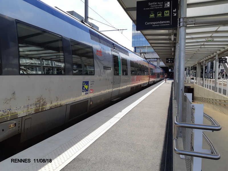 Gare de Rennes Point chantier 10/11 août 2018 20180834