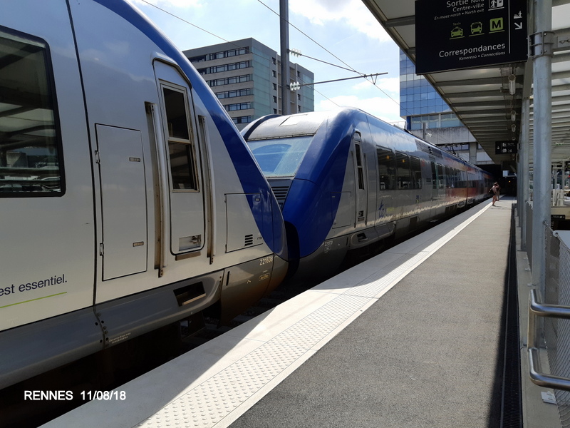 Gare de Rennes Point chantier 10/11 août 2018 20180835