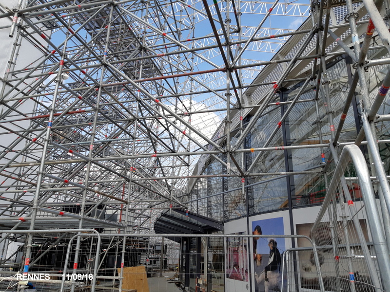 Gare de Rennes Point chantier 10/11 août 2018 20180843