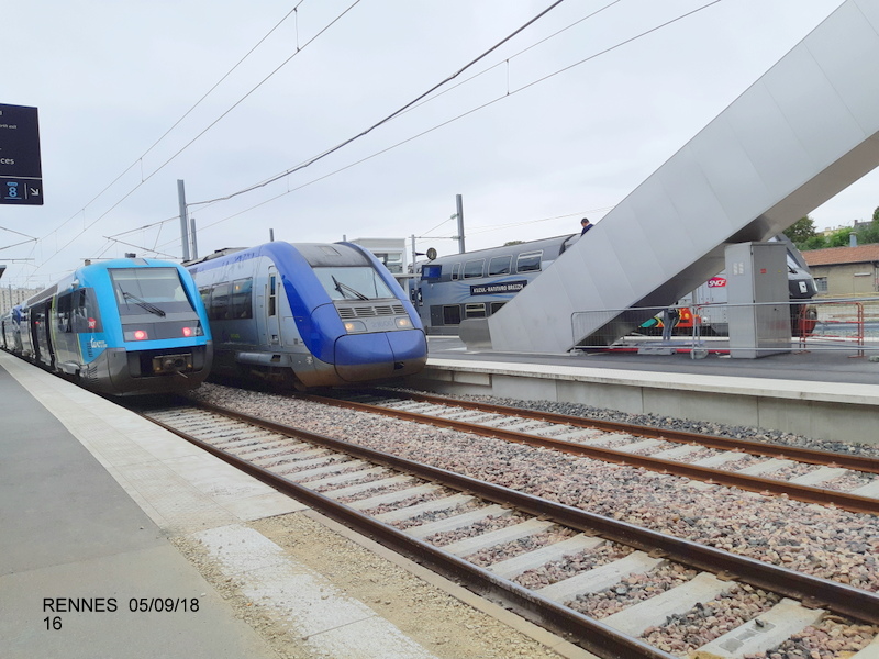 Gare de Rennes. 05/09/18 20180940