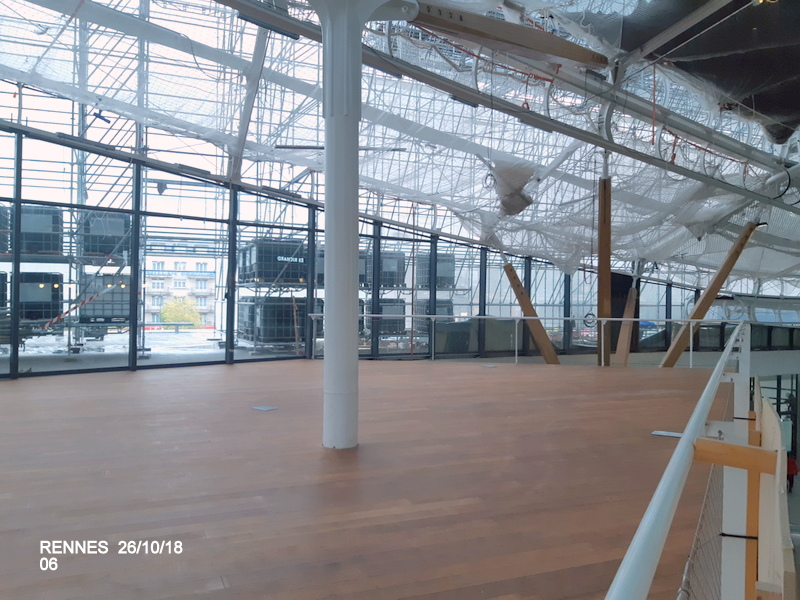 Gare de Rennes Point chantier 26 octobre 2018 20181110