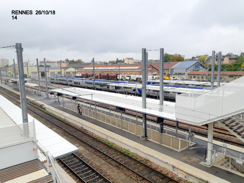 Gare de Rennes Point chantier 26 octobre 2018 20181121