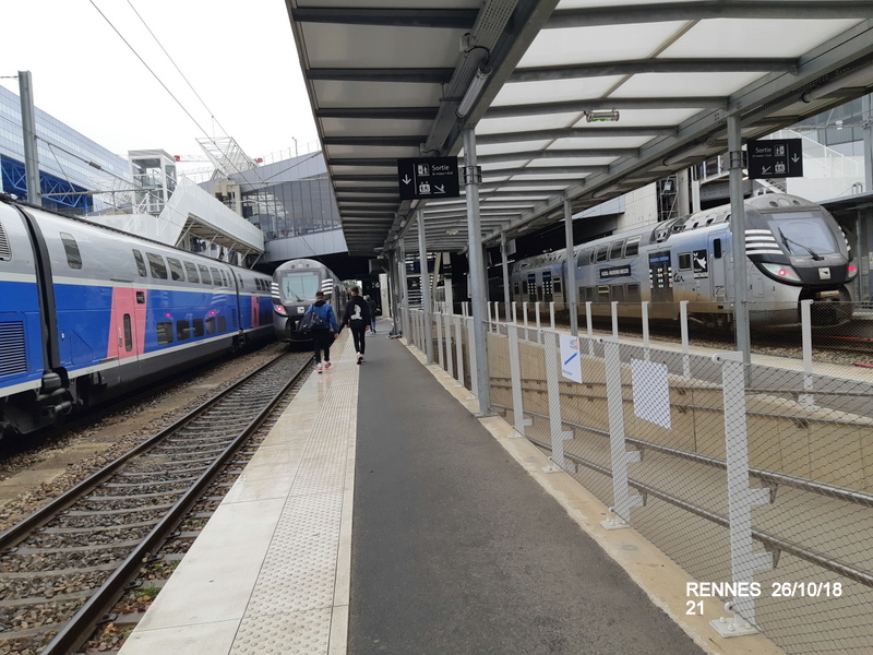 Gare de Rennes Point chantier 26 octobre 2018 20181129