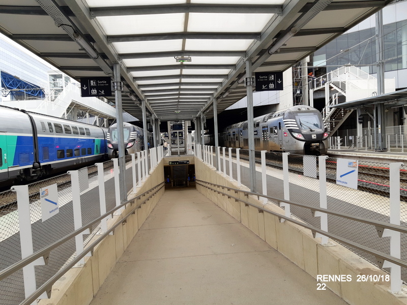 Gare de Rennes Point chantier 26 octobre 2018 20181130