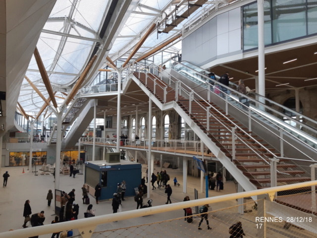 Gare de Rennes Point chantier 29 décembre 2018 20181260