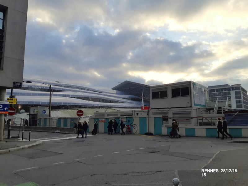 Gare de Rennes Point chantier 29 décembre 2018 20181289