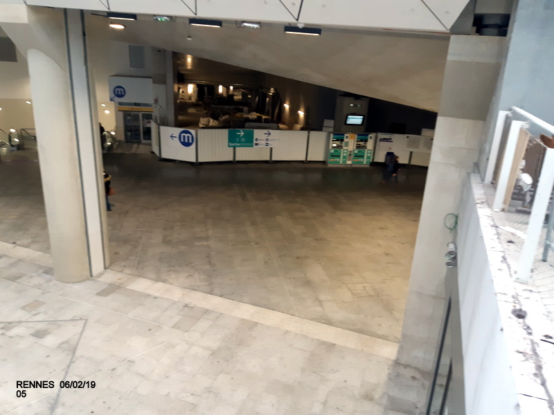Gare de Rennes Point chantier 06 février 2019 20190269