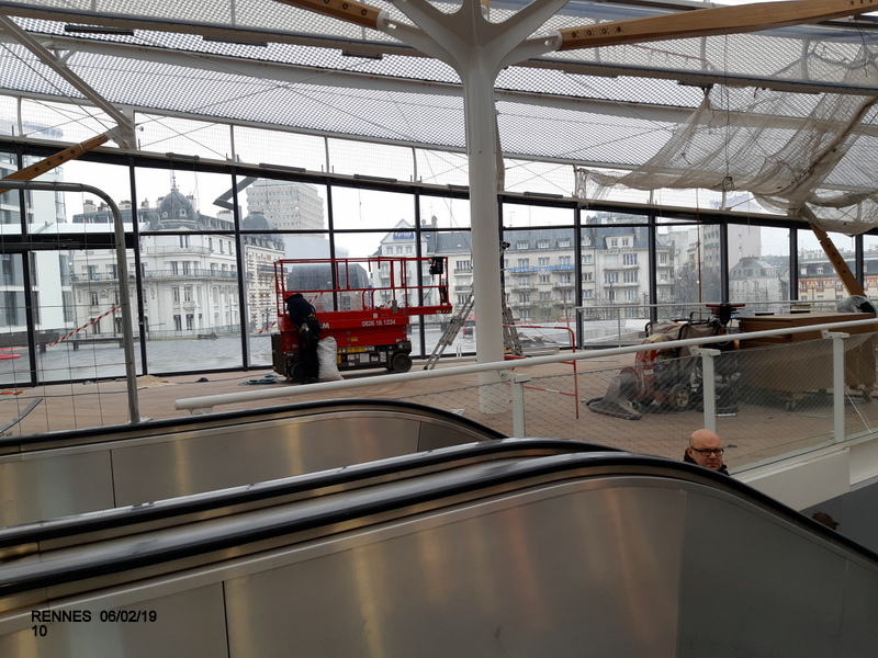 Gare de Rennes Point chantier 06 février 2019 20190276
