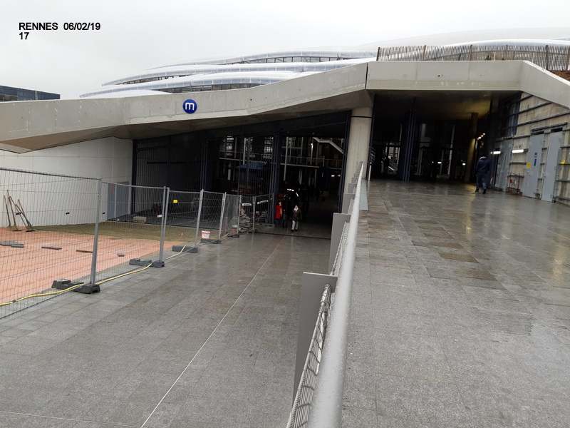 Gare de Rennes Point chantier 06 février 2019 20190283