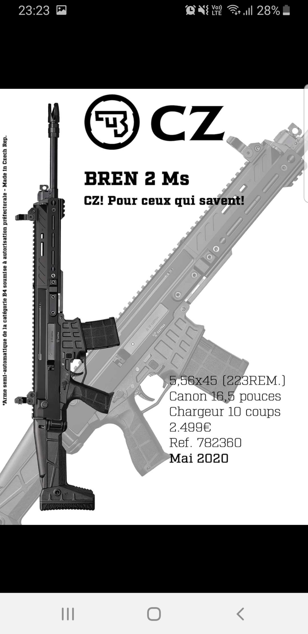 Avis Cz Bren2 16.5" ou Daniel défense DDM4 v7 pro 18"  Screen49