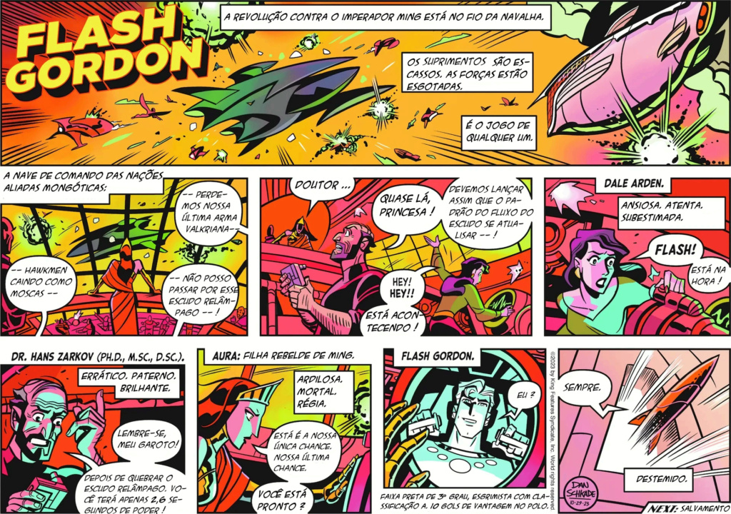 Flash Gordon - Tiras Diárias  Gordon15