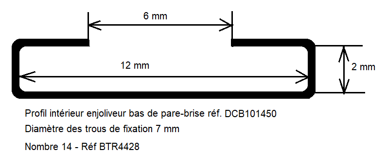 [Résolu] Recherche clips plastiques de l'enjoliveur de bas de pare-brise réf BTR4428 Clip_b10