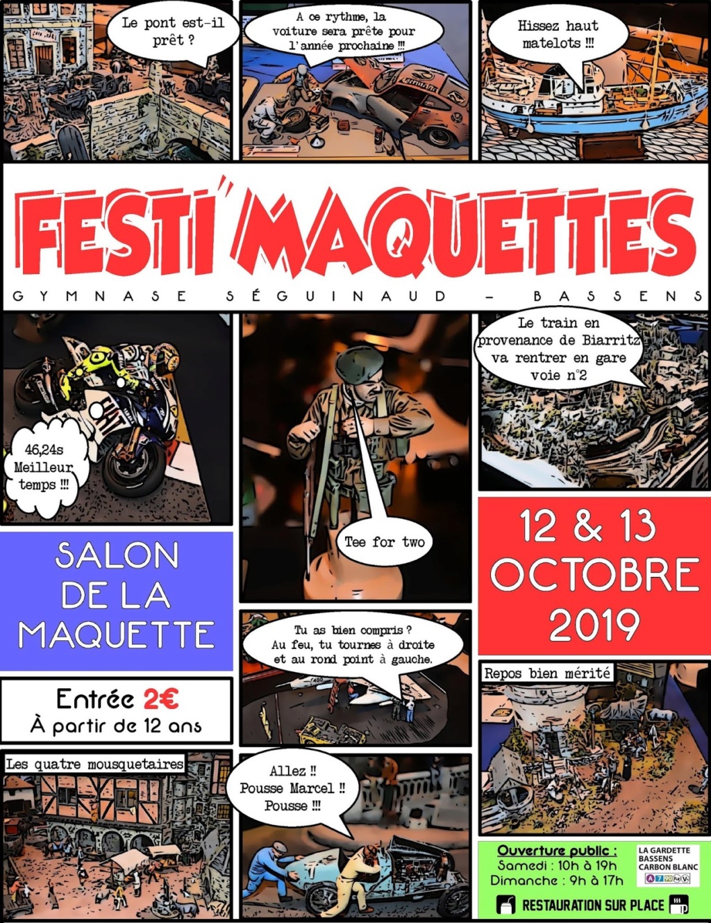 12 & 13 Octobre 2019 salon international Festi'maquette Affich10