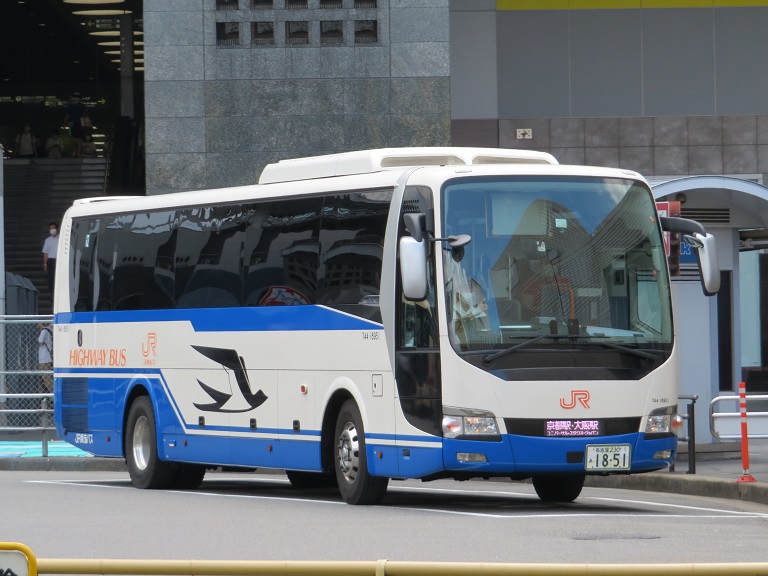 [2022年の夏][京都市] JR東海バス (高速バス) Img_5035