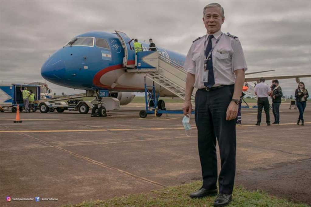 Combatió en Malvinas y se retira en Aerolíneas Argentinas después de volar 47 años: “El cielo es una oficina de lujo” Cimbar14