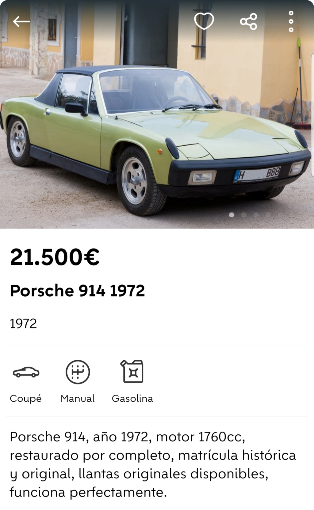 914 a la venta en España 20191111