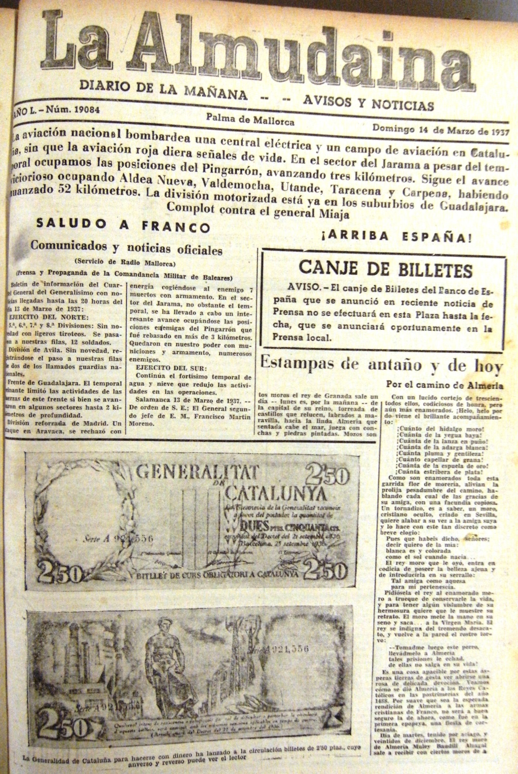El trabajo/publicación de notafilia española que no existió. 14-03-10