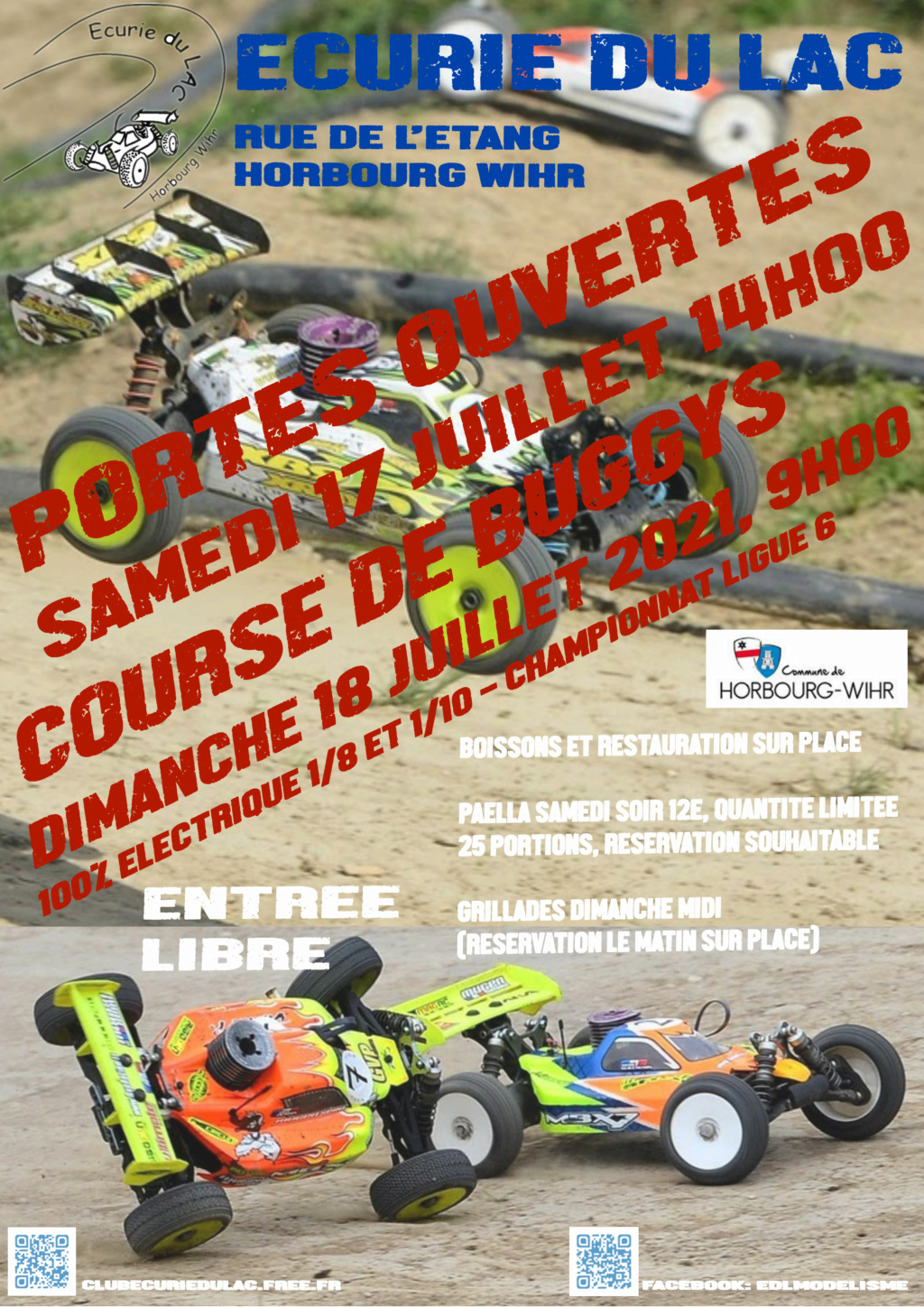 EDL - Week-End Portes ouvertes et course de ligue 6 100% electrique 17-18 Juillet 2021 Affich16