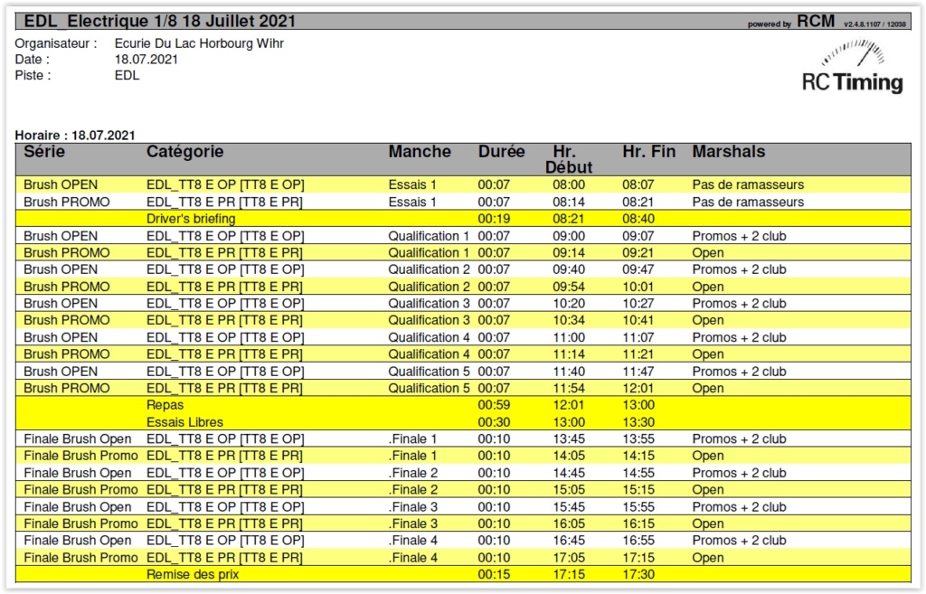 EDL - Week-End Portes ouvertes et course de ligue 6 100% electrique 17-18 Juillet 2021 - Page 3 Timing12