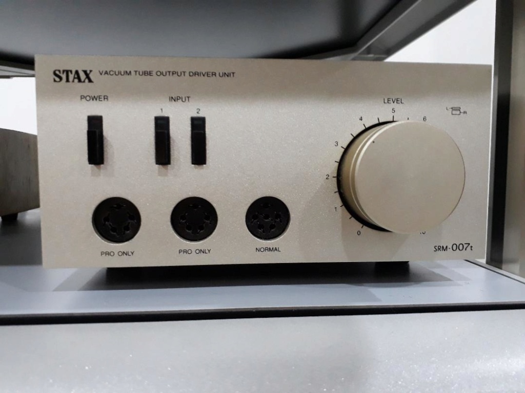 Stax SRM-007t Vacuum Tube Driver & Stax SR-007 Omega Electrostatic Earspeakers (item withdrawn from sale) Stax_s16