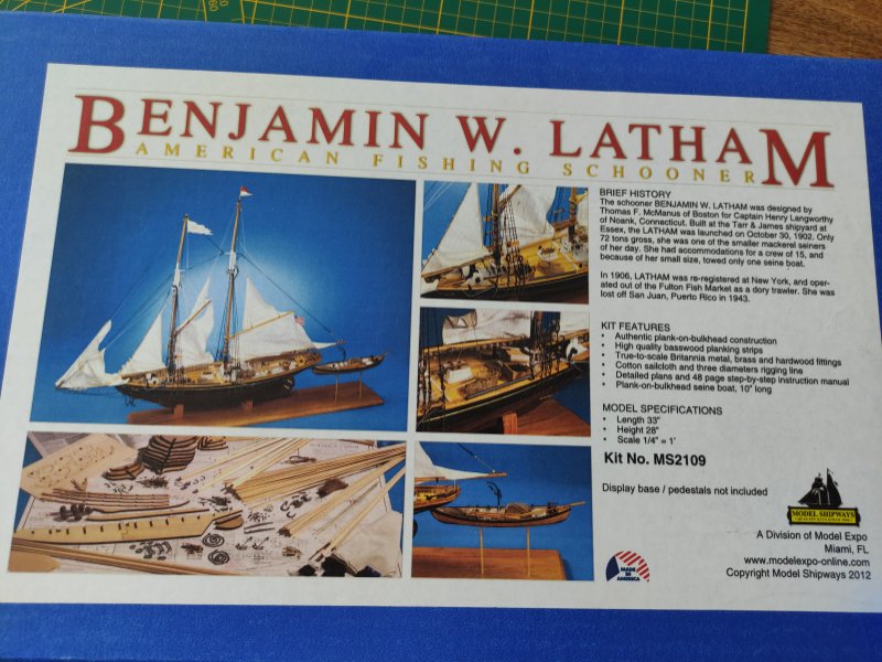 Benjamin W. Latham [Model Shipways 1/48°] de Fred P. Benjam10