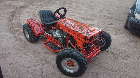 Racing lawn sales mower chassis