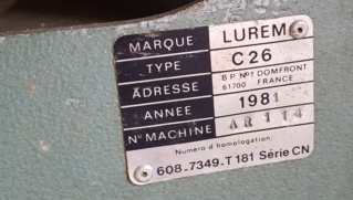 Renovation Lurem C260 N 2 Moteurs Luremp11