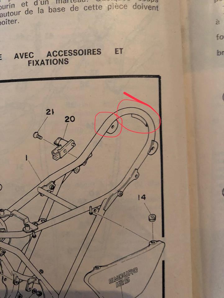 Kit fixations garde boue arrière 58724710