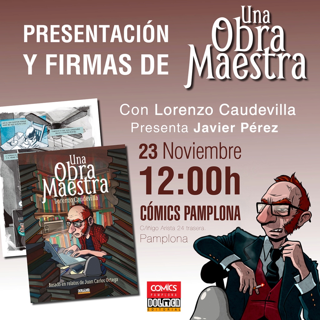 UNA OBRA MAESTRA, cómic Lorenzombie  Presentaciones: VIERNES 15 Nov. BILBAO (Joker) - Página 3 Pamplo10