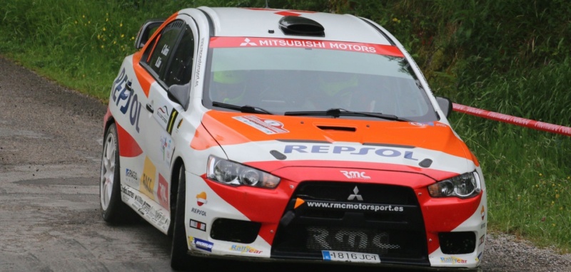 Cristian Garcia - Rebeca Liso (Mitsubishi Evo X) Rally Ourense 2016 Mitsub10