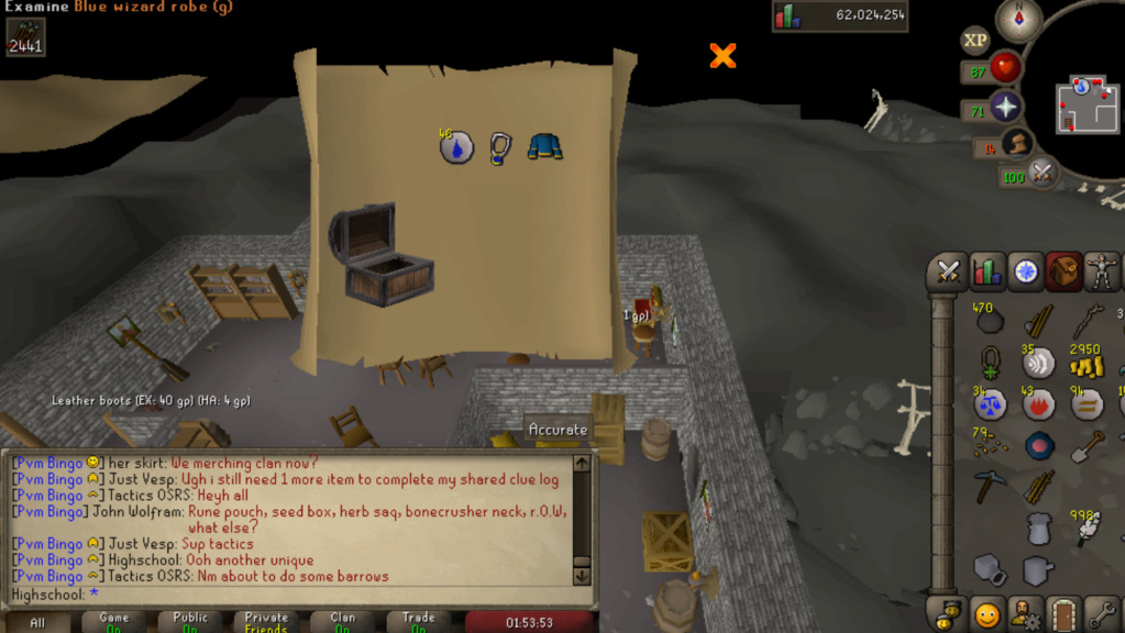 Blue skirt g osrs sale