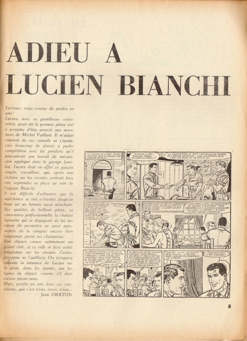 jean - Les articles sur Jean Graton dans le journal Tintin - Page 2 Adieu_10