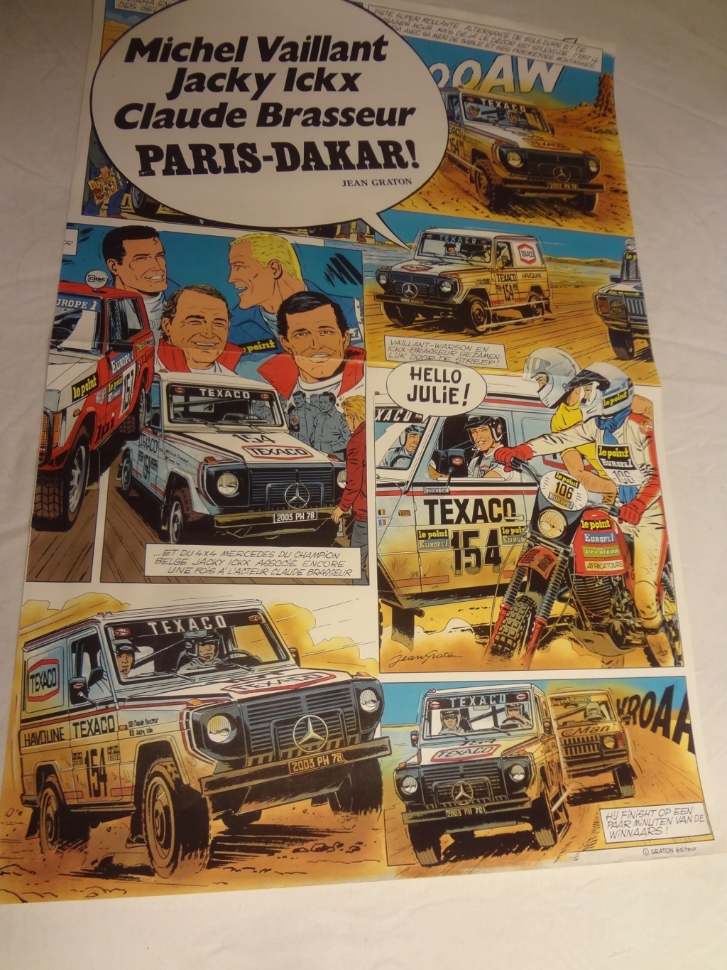 jean - Vaillant, Ickx, Brasseur, Warson, Wood, le Paris-Dakar et Jean Graton Dsc00614