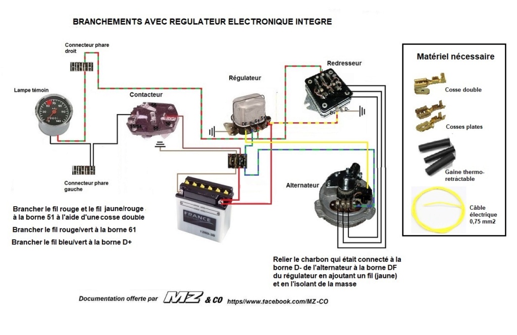 regulateur - Installer un regulateur électronique 12V Franck Circui25