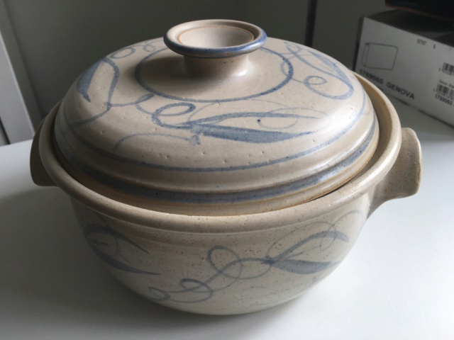 Lovely casserole dish, stoneware, lidded and marked twice.. thankyou all. Img-2013