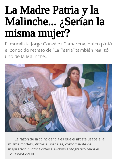 21 DE FEBRERO DE 2022  La Madre Patria y la Malinche... ¿Serían la misma mujer? Screen40