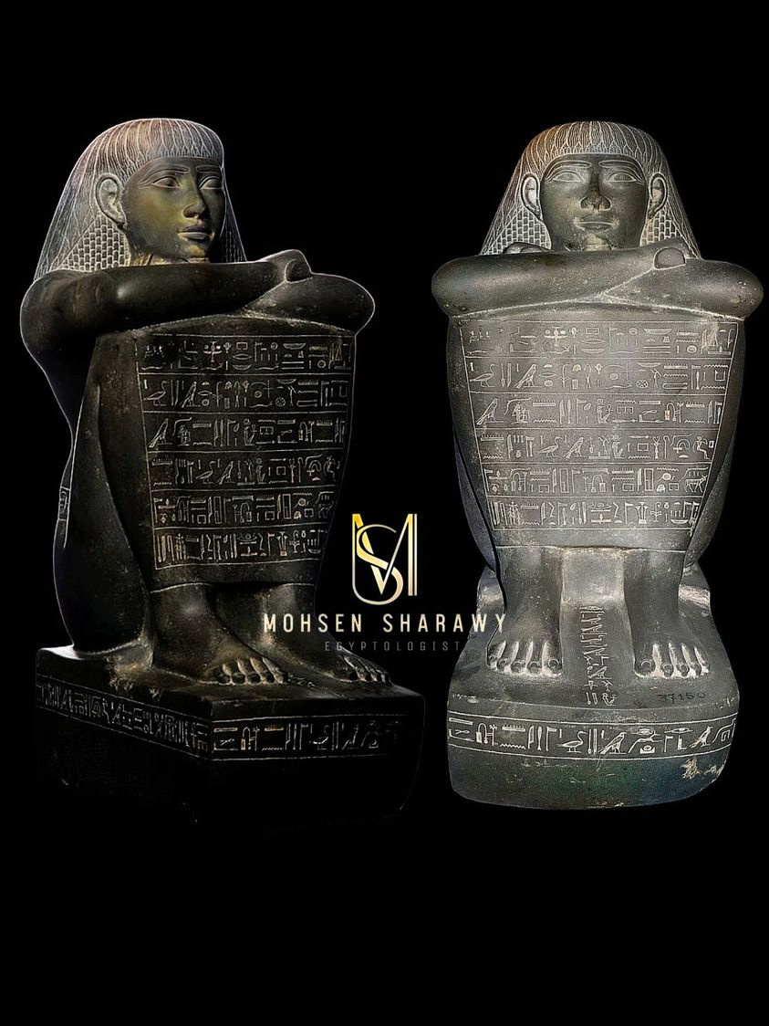 تمثال كتلة للكاهن مونتو.. شاهد على عظمة الفن المصري القديم 1-159