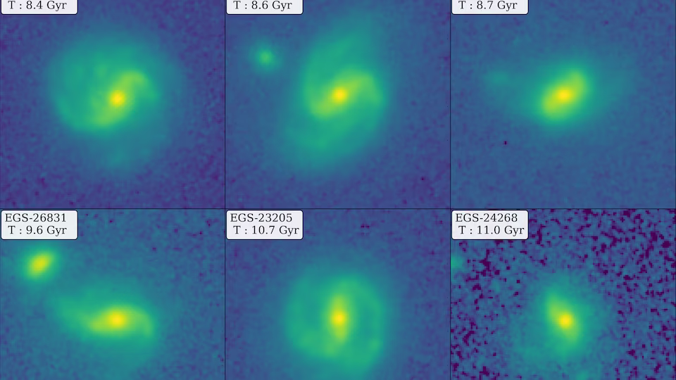 Le James-Webb révèle des galaxies comme la Voie lactée tôt dans l'Univers 1-204