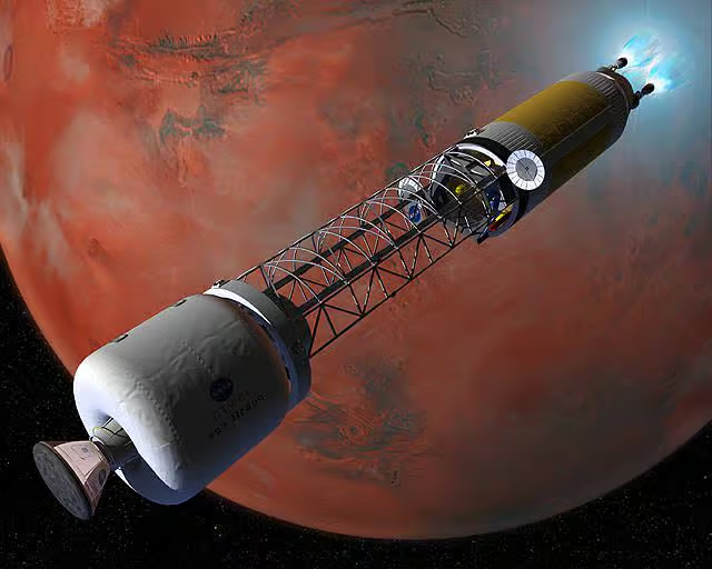 ناسا تستعد لصاروخ يعمل بالطاقة النووية للذهاب إلى المريخ في 45 يومًا  1-261