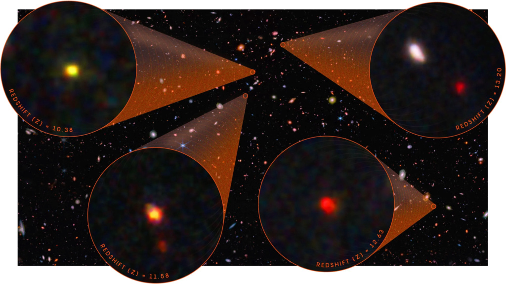 "جيمس ويب" يرصد مجرات ضخمة تعود إلى عصور مبكرة من الكون 1-320