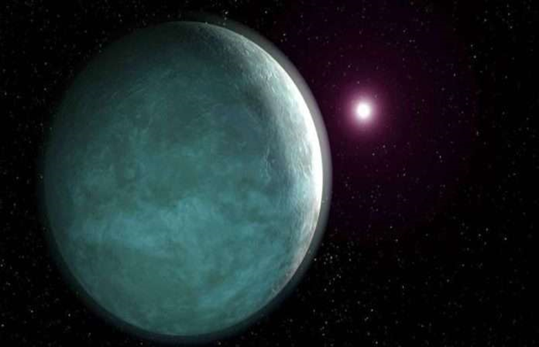 About five times the size of Earth.. Scientists monitor the brightest planets outside the solar system 1-674