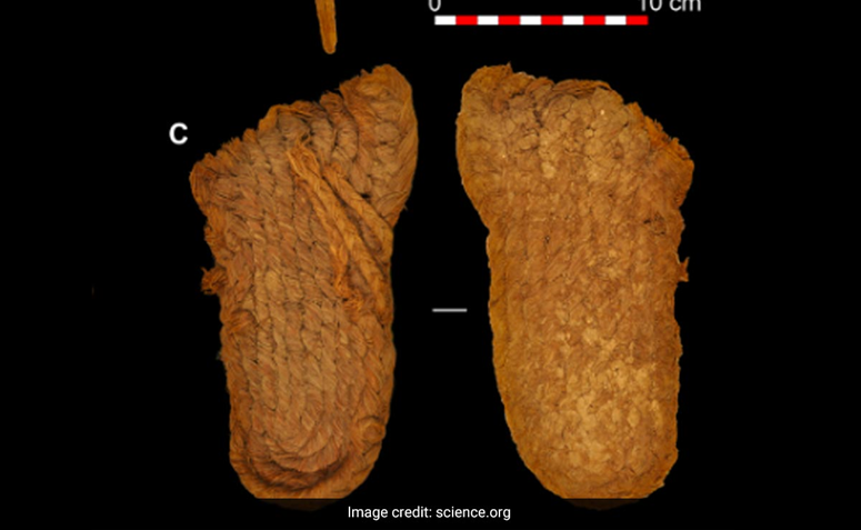عمره 6 آلاف عام.. اكتشاف أقدم حذاء في أوروبا بكهف للخفافيش 1-835