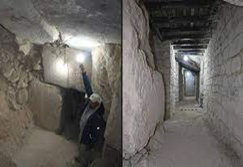 اكتشاف 8 غرف غامضة داخل هرم ساحورا عمرها 4400 عام 1-838